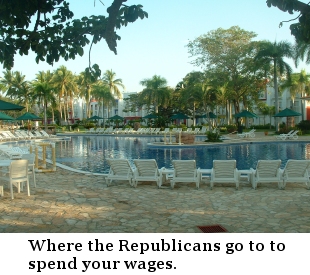 This is where the Republicans go on vacation while you and I work.